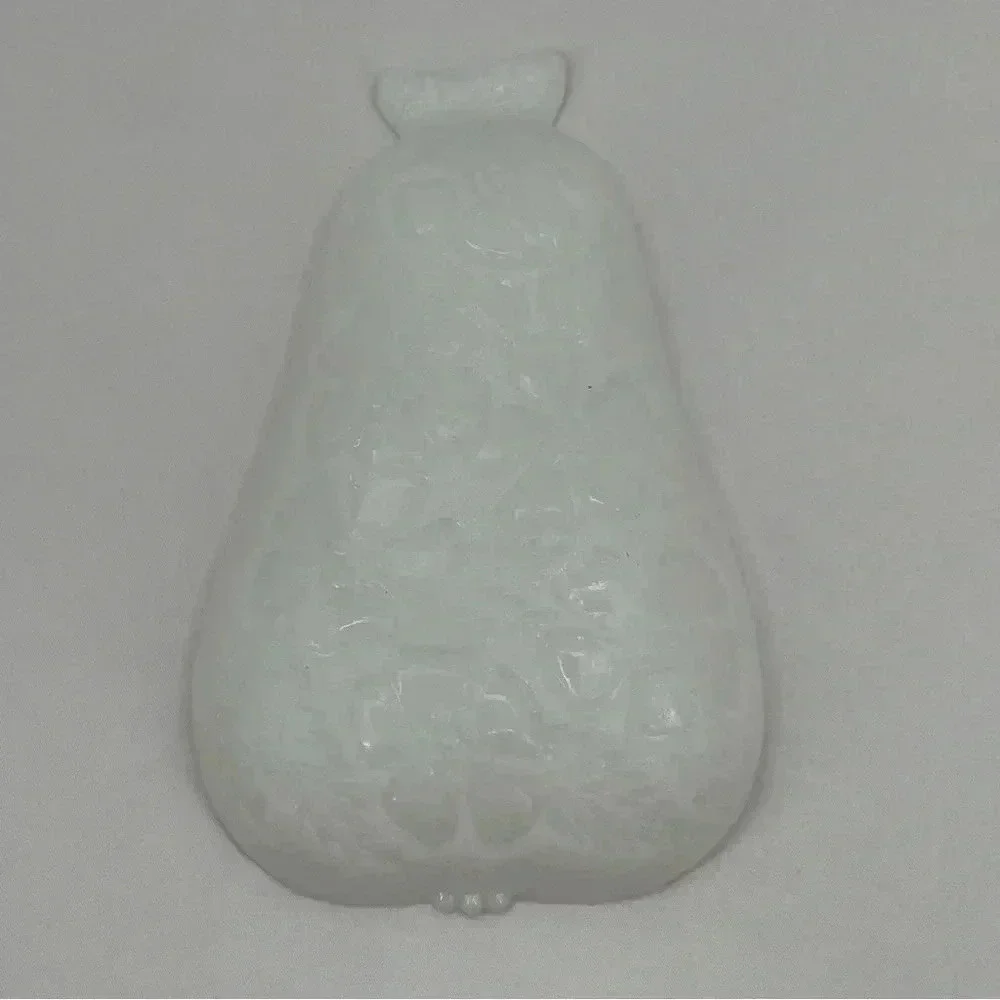 Hazel Atlas‎ Pear White Milk Glass Serving Dish Candy Fruit